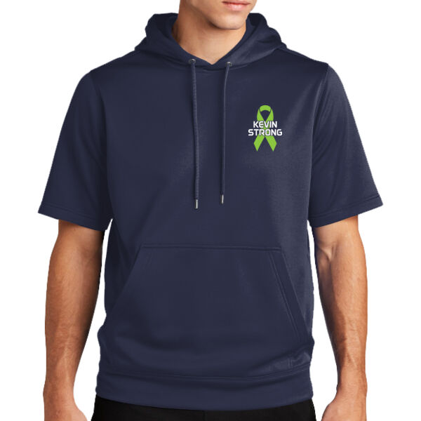 Sport-Tek® Sport-Wick® Fleece Short Sleeve Hooded Pullover Thumbnail